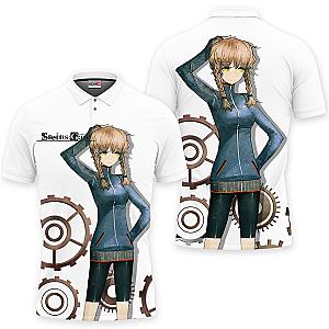 Suzuha Amane Polo Shirts Steins Gate Custom Anime For Fans OT2102