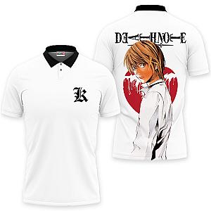 Light Yagami Polo Shirts D-note Custom Anime For Fans OT2102