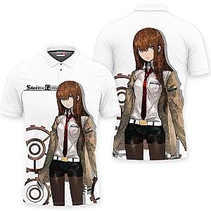 Kurisu Makise Polo Shirts Steins Gate Custom Anime For Fans OT2102