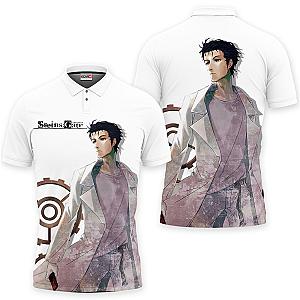 Rintarou Okabe Polo Shirts Steins Gate Custom Anime For Fans OT2102