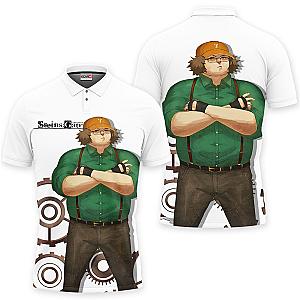 Itaru Hashida Polo Shirts Steins Gate Custom Anime For Fans OT2102