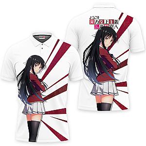 Suzune Horikita Polo Shirts Classroom of the Elite Custom Anime OT2102