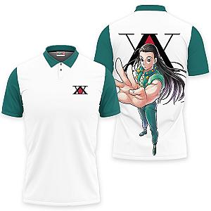 Illumi Zoldyck Polo Shirts HxH Custom Anime For Fans OT2102