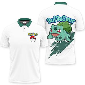 Bulbasaur Polo Shirts Pokemon Custom Anime For Fans OT2102