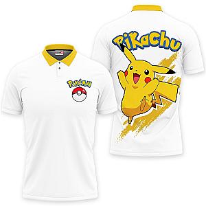 Pikachu Polo Shirts Pokemon Custom Anime For Fans OT2102