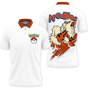 Arcanine Polo Shirts Pokemon Custom Anime For Fans OT2102