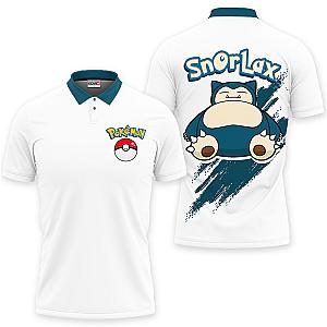 Snorlax Polo Shirts Pokemon Custom Anime For Fans OT2102