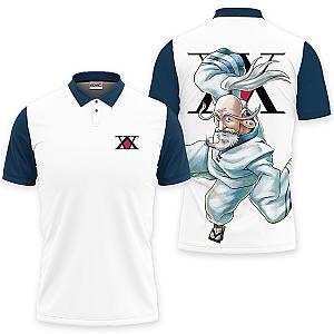 Isaac Netero Polo Shirts HxH Custom Anime For Fans OT2102