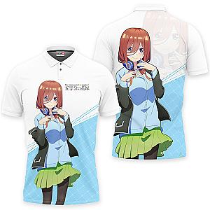 Miku Nakano Polo Shirts The Quintessential Quintuplets Custom Anime OT2102