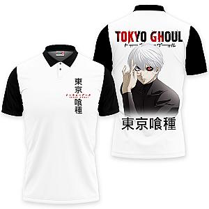 Ken Kaneki Polo Shirts Tokyo Ghoul Custom Anime OT2102