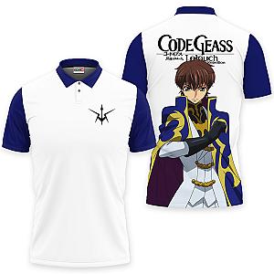 Suzaku Kururugi Polo Shirts Code Geass Custom Anime For Fans OT2102