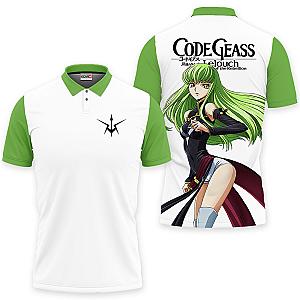 C.C Polo Shirts Code Geass Custom Anime For Fans OT2102