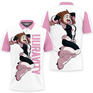 Ochako Uraraka Polo Shirts My Hero Academia Custom Anime OT2102