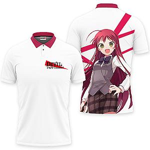 Emi Yusa Polo Shirts The Devil is a Part Timer Custom Anime OT2102