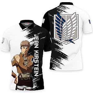 Jean Kirstein Polo Shirts Attack On Titan Custom Anime OT2102