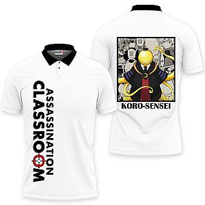 Koro-sensei Polo Shirts Assassination Classroom Custom Anime OT2102