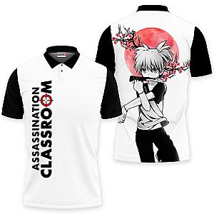 Nagisa Shiota Polo Shirts Assassination Classroom Custom Anime Merch Japan Syle OT2102