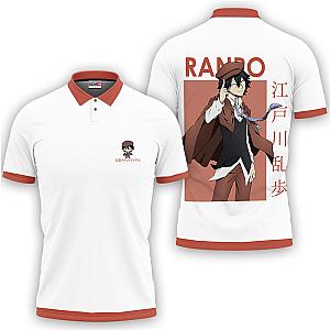 Ranpo Edogawa Polo Shirts Bungo Stray Dogs Custom Anime Merch OT2102