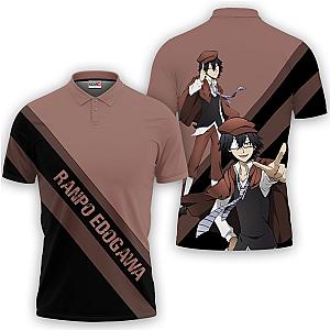 Ranpo Edogawa Polo Shirts Bungo Stray Dogs Custom Anime Merch OT2102