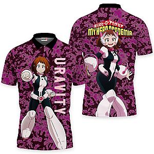 Ochako Uraraka Polo Shirts My Hero Academia Custom Anime Perfect Gift Idea OT2102