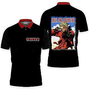 Vash the Stampede Polo Shirts Trigun Custom Anime OT2102