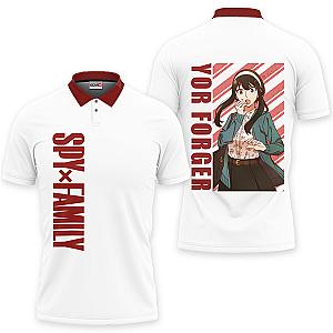 Yor Forger Polo Shirts Spy x Family Custom Anime OT2102