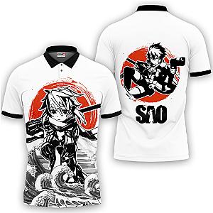 Sino Polo Shirts Sword Art Online Custom Anime OT2102