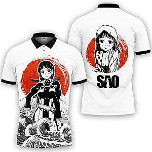 Suguha Kirigaya Polo Shirts Sword Art Online Custom Anime OT2102