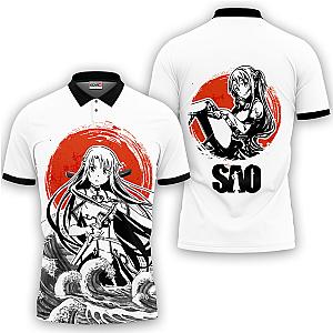 Asuna Polo Shirts Sword Art Online Custom Anime OT2102