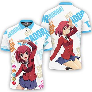 Minori Kushieda Polo Shirts Toradora Custom Anime OT2102