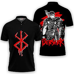 Guts Polo Shirts Berserk Custom Anime Perfect Gift Idea OT2102