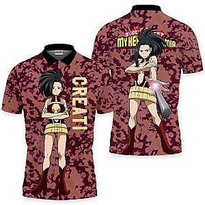 Momo Yaoyorozu Polo Shirts My Hero Academia Custom Anime OT2102