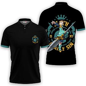 King Polo Shirts Seven Deadly Sins Custom Anime OT2102