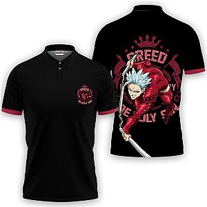 Ban Polo Shirts Seven Deadly Sins Custom Anime OT2102