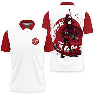 Ruby Rose Polo Shirts RWBY Custom Anime OT2102