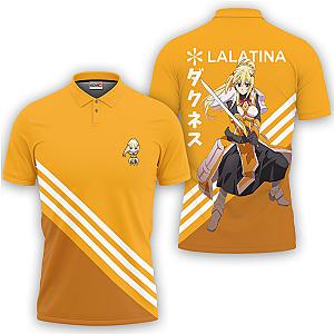 Lalatina Dustiness Ford Polo Shirts KonoSuba Custom Anime Great Gift For Fans OT2102