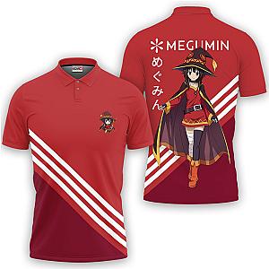 Megumin Polo Shirts KonoSuba Custom Anime Perfect Gift Idea OT2102