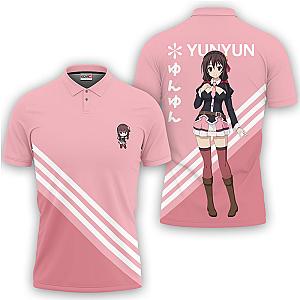 Yunyun Polo Shirts KonoSuba Custom Anime Perfect Gift Idea OT2102