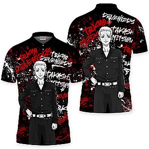 Takashi Mitsuya Polo Shirts Custom Tokyo Revengers Anime OT2102