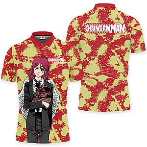 Angel Devil Polo Shirts Custom Chainsaw Man Anime OT2102