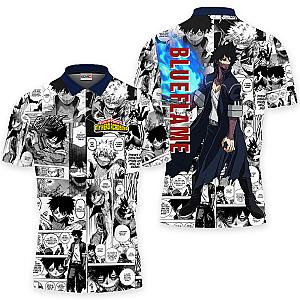 Dabi Polo Shirts My Hero Academia Custom Manga Anime OT2102