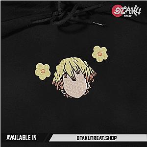 Zenitsu Flower Embroidered Hoodie / Sweatshirt