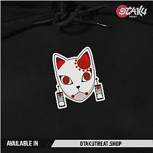 Tanjiro's Hakuko Mask Embroidered Hoodie / Sweatshirt