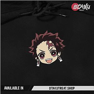 Tanjiro Happy Face Embroidered Hoodie / Sweatshirt