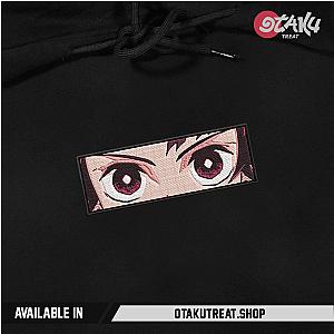 Tanjiro Eyes Embroidered Hoodie / Sweatshirt