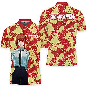 Makima Polo Shirts Custom Chainsaw Man Anime OT2102