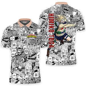 Himiko Toga Polo Shirts My Hero Academia Custom Manga Anime OT2102