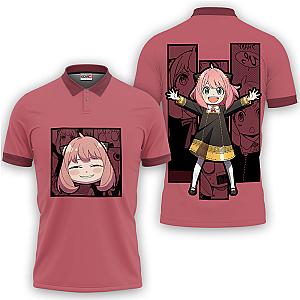 Anya Forger Polo Shirts Spy x Family Custom Anime OT2102