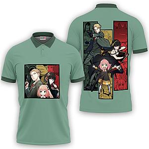 Forger Family Polo Shirts Spy x Family Custom Anime OT2102