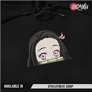 Nezuko Cute Face Embroidered Hoodie / Sweatshirt